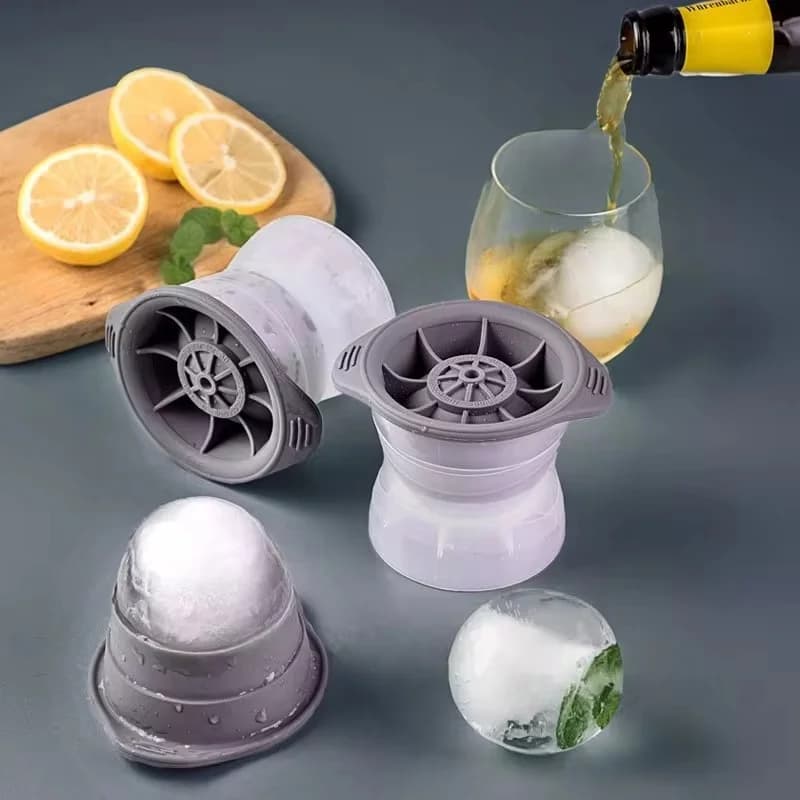 2-pack pyöreä jääkiekkomuotti
