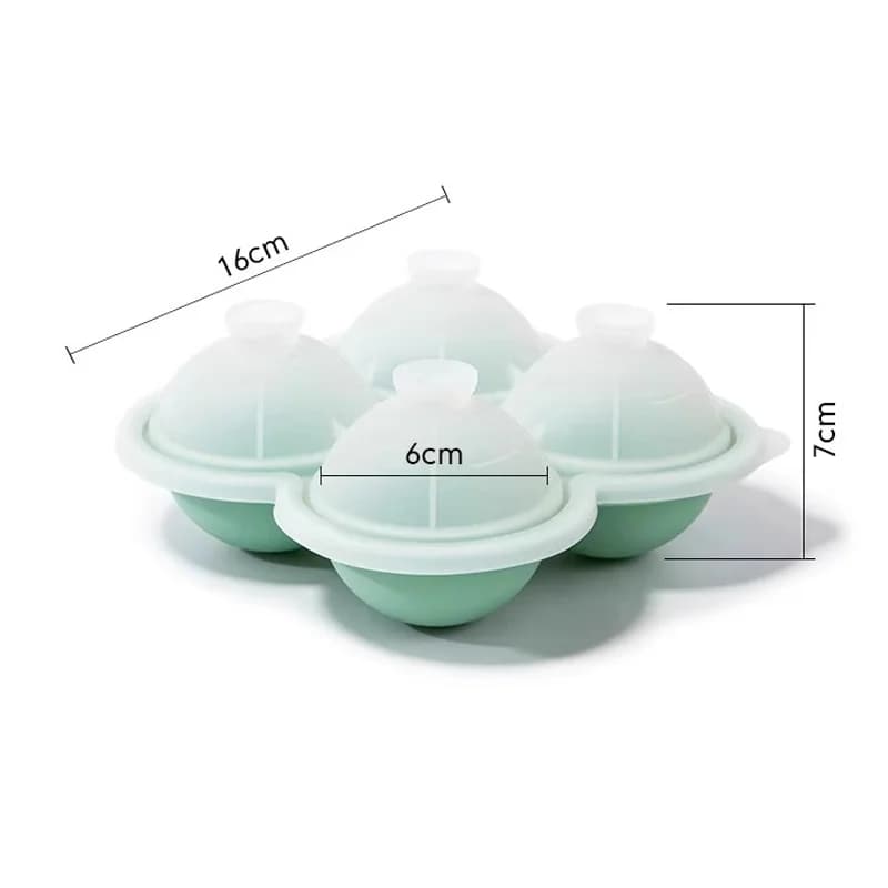 6,5 cm suuri jääpallomuotti